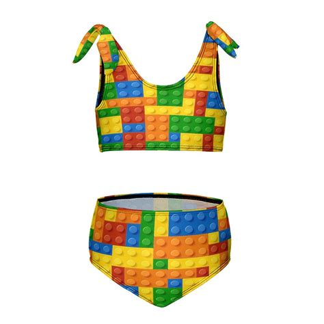 Brick Art Girl S Piece Bikini Set Beach Sport Swimsuit Swimwear Y Cm Walmart