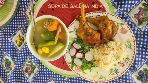 Deliciosa Sopa De Gallina India Sabor Salvadore O Youtube