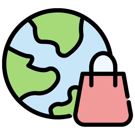 Env O Al Mundo Entero Iconos Gratis De Comercio Y Compras