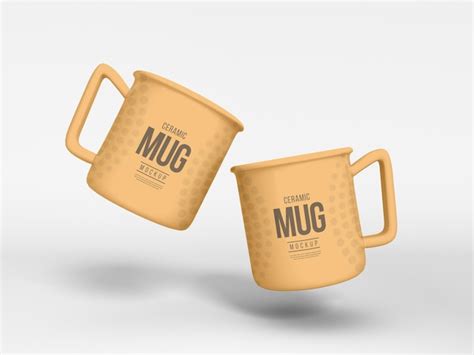 Premium Psd Ceramic Coffee Mug Mockup