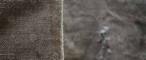 The Texture Of A Very Old Brown Sack Cloth Retro Texture With Canvas