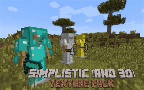 Simplistic (and 3d) Textures Minecraft Texture Pack