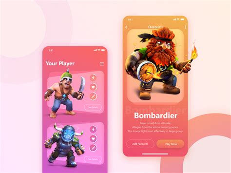 Dribbble Gamecharacteruishotpng By Tanmoy