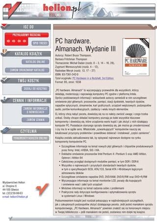 Pc Hardware Almanach Wydanie Iii Pdf