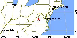 Waynesboro Va Zip Code Map - United States Map