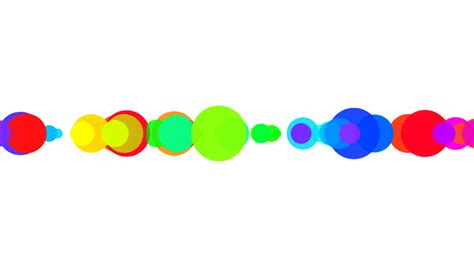 Colorful Dot Line Royalty Free Video