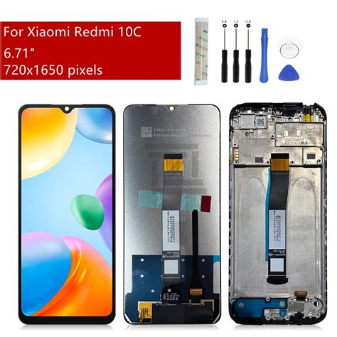 For Xiaomi Redmi 10c Lcd Display Touch Screen Digitizer Assembly With