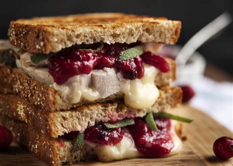 Turkey Brie And Cranberry Mustard Panini Just A Little Bit Of Bacon