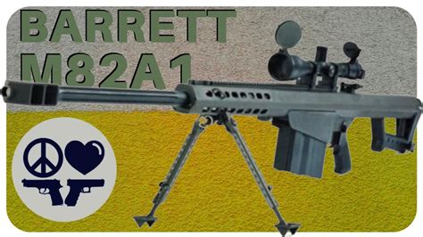 Barrett M82a1 50bmg Anti Material Rifle Review Video Youtube