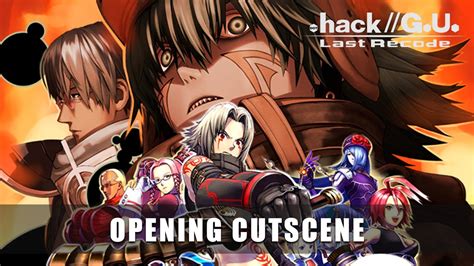 Hackgu Last Recode Opening Cutscene Youtube