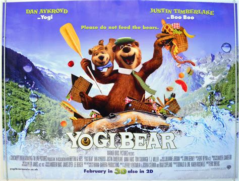 Yogi Bear Original Cinema Movie Poster From Pastposters British