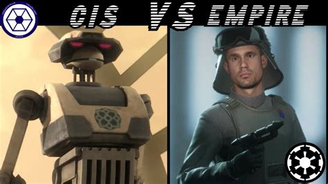 Star Wars CIS Remnants VS Galactic Empire NPC Space Ground NPC