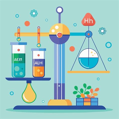 Premium Vector Ph Scale Infographic Acid Base Balance Scale For