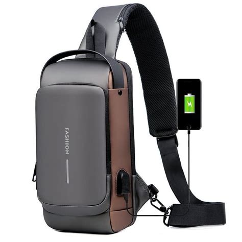 Buy Usb Charging Sport Sling Anti Theft Shoulder Bag Sling Bag