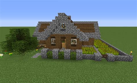 Simple Starter House 4 - Blueprints for MineCraft Houses, Castles ...