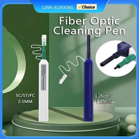 Scfcst 25mm Fiber Optic Cleaning Pen Lcmu 125mm One Click Cleaning Fiber Cleaner Tools