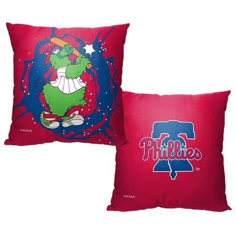 MLB Mascots Philadelphia Phillies Printed Throw Pillow - On Sale - Bed ...