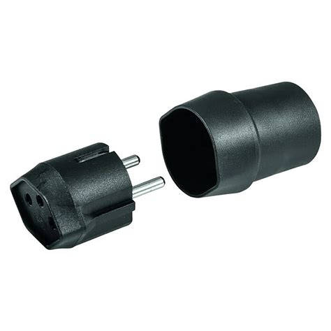 FIX Adapter Deutschland CEE7 Schweiz T12 Schwarz