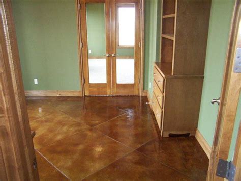 Inspiring Concrete Stain Color Combinations Acid Stained Concrete