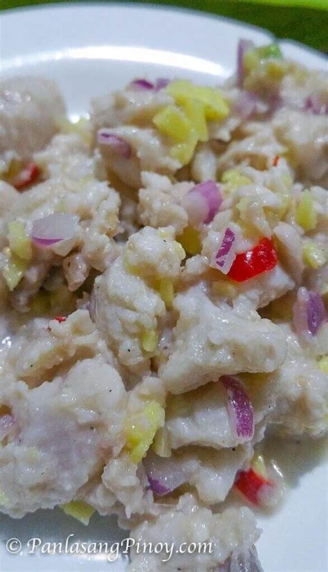 Kinilaw Na Tanigue Recipe Fish Ceviche Panlasang Pinoy