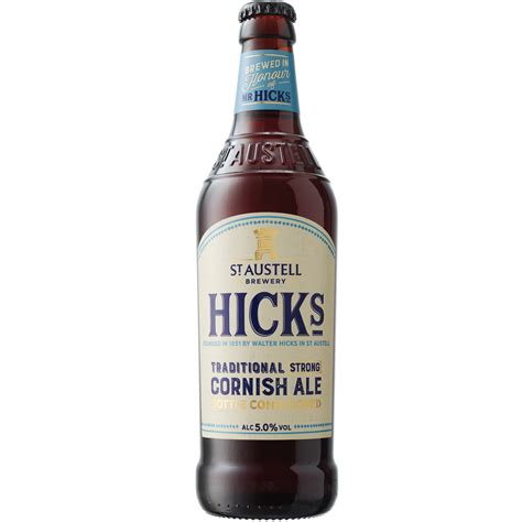 hicks strong cornish ale box  pack st austell brewery