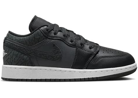 Jordan 1 Low Se Black Elephant Gs Fb9908 001 Us