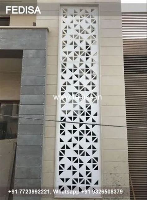 Grc Jali Exterior House Pillars Design Villa Ceiling Design 100 Gaj