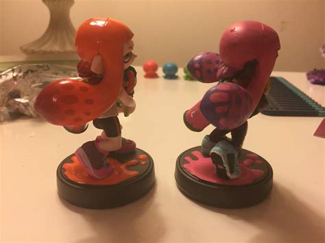 Custom Pink Inkling Girl Amiibo Splatoon Amino