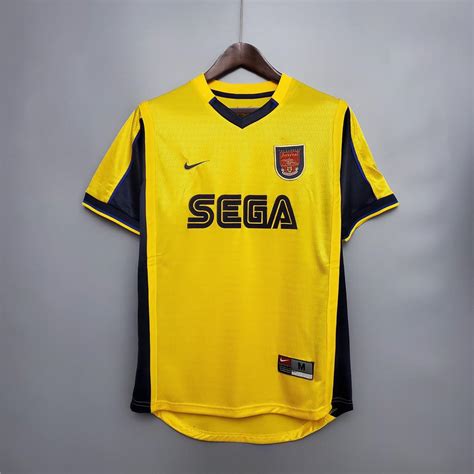 Arsenal 1999 01 Sega Away Shirt Premier Retros