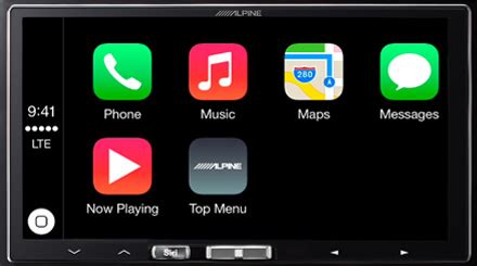 Alpine Ilx E Touch Screen Apple Carplay Signature Car Sound