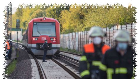 Neugraben Mann Wird Beim Überqueren Der Gleise Von S Bahn Erfasst