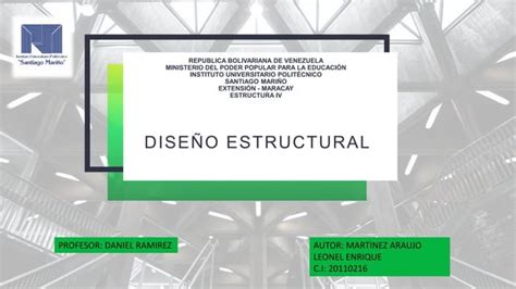 Dise O Estructural Ppt