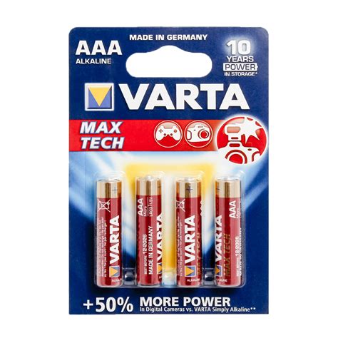 Батарейки VARTA LongLife Max Power LR03 4BP AAA ᐅ купить в Минске