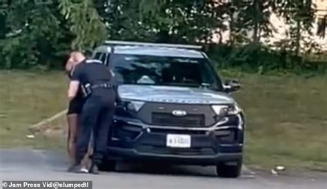 Maryland Cop Is Caught Having Steamy Make Out Session With Scantily