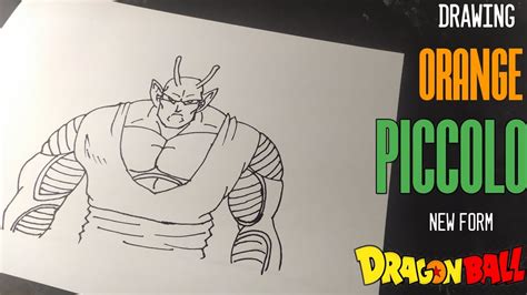 How To Draw Piccolo New Form Dragon Ball Step By Step Tutorial