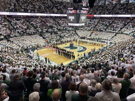 Michigan State Basketball Court Wallpaper