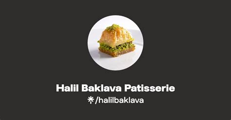 Halil Baklava Patisserie Instagram Linktree