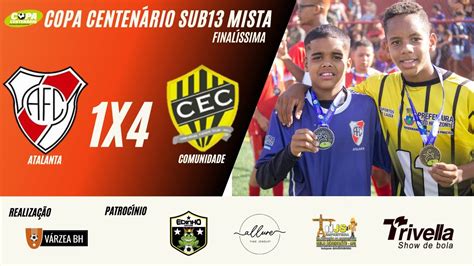 Final Copa Centen Rio Sub Mista Atalanta X Comunidade Youtube