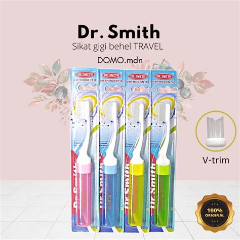 Jual Dr Smith Ortho Toothbrush Sikat Gigi Behel Travel V Trim