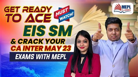 Get Ready To Ace Eis Sm Crack Your Ca Inter Exams With Mepl Divya