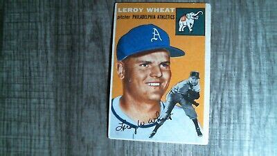 Topps Baseball Card Leroy Wheat Exnm Ebay