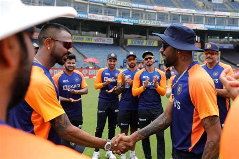 Tearful Krunal Pandya Dedicates Odi Debut To Late Father Sports News