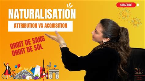 Naturalisation Droit De Sang Droit De Sol Attribution Vs Acquisition