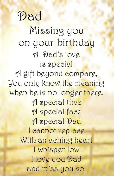 Happy Birthday To My Dad In Heaven Poems