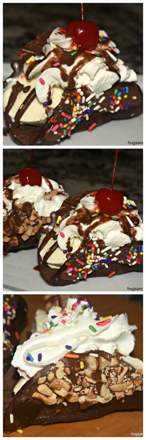 Chocolate Taco Sundaes