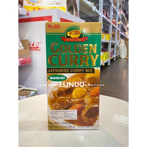Jual S B Golden Curry Medium Hot Mild Gr Shopee Indonesia