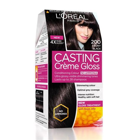 L Oreal Paris Casting Creme Gloss Hair Color Ebony Black Harish