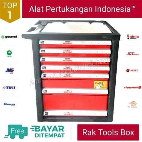 Wipro Toolbox Set Kabinet Drawer Laci Susun Peralatan Alat Bengkel