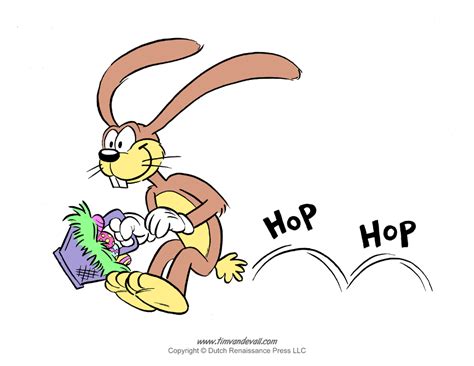 Bunny Hopping Clip Art