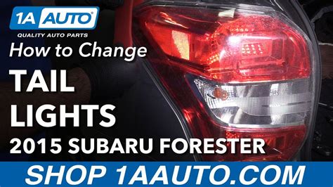 How To Replace Tail Light Subaru Forester Youtube